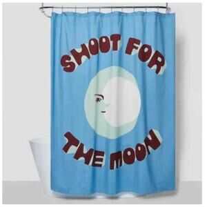 Shoot For the Moon Shower Curtain NWT